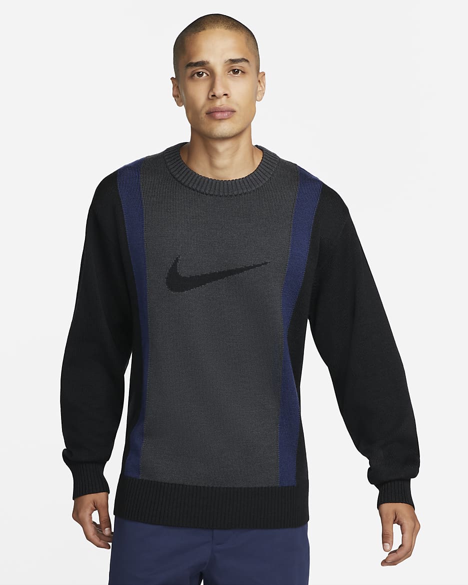 Nike SB Skate Jumper - Black/Dark Smoke Grey/Midnight Navy/Black