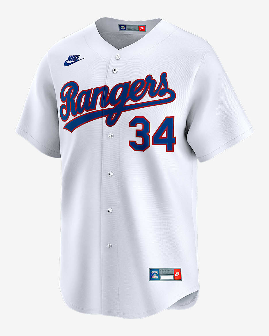Nolan Ryan Texas Rangers Cooperstown Men's Nike Dri-FIT ADV MLB Limited Jersey - White