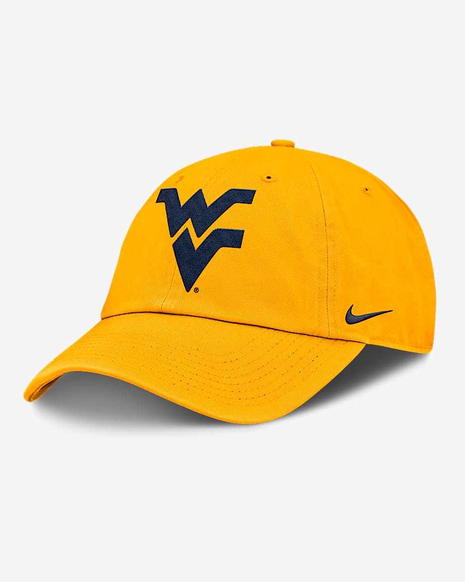 West Virginia Mountaineers Primetime Club Men's Nike College Adjustable Hat - Gold
