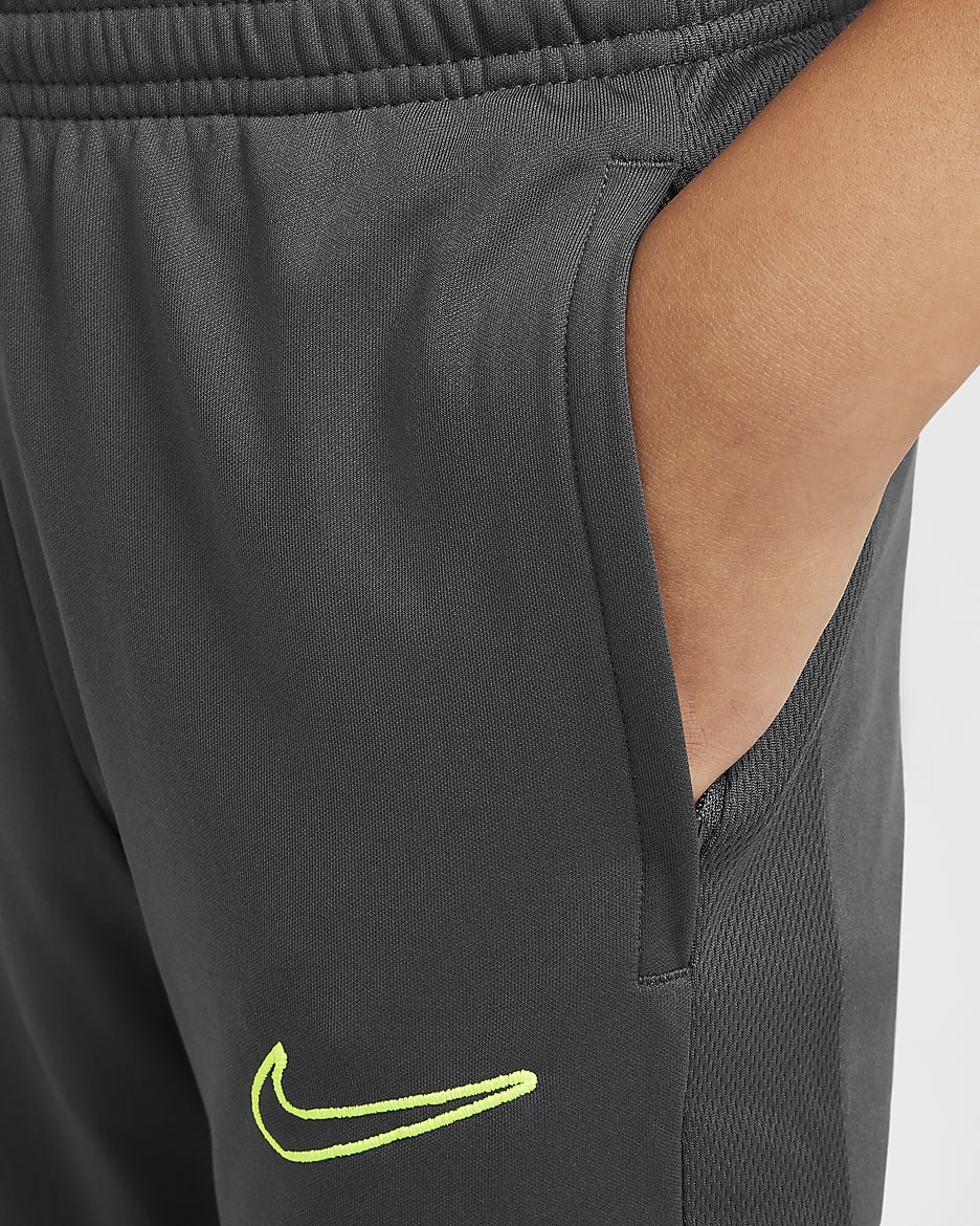 Nike Dri-FIT Academy23 Kids' Football Trousers - Anthracite/Anthracite/Anthracite/Volt