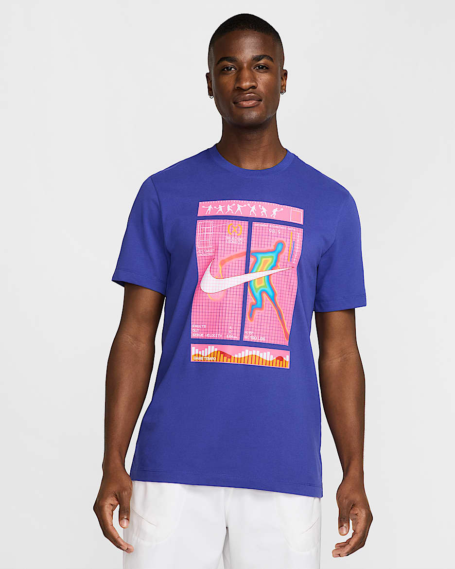 NikeCourt Men's Dri-FIT Tennis T-Shirt - Deep Night