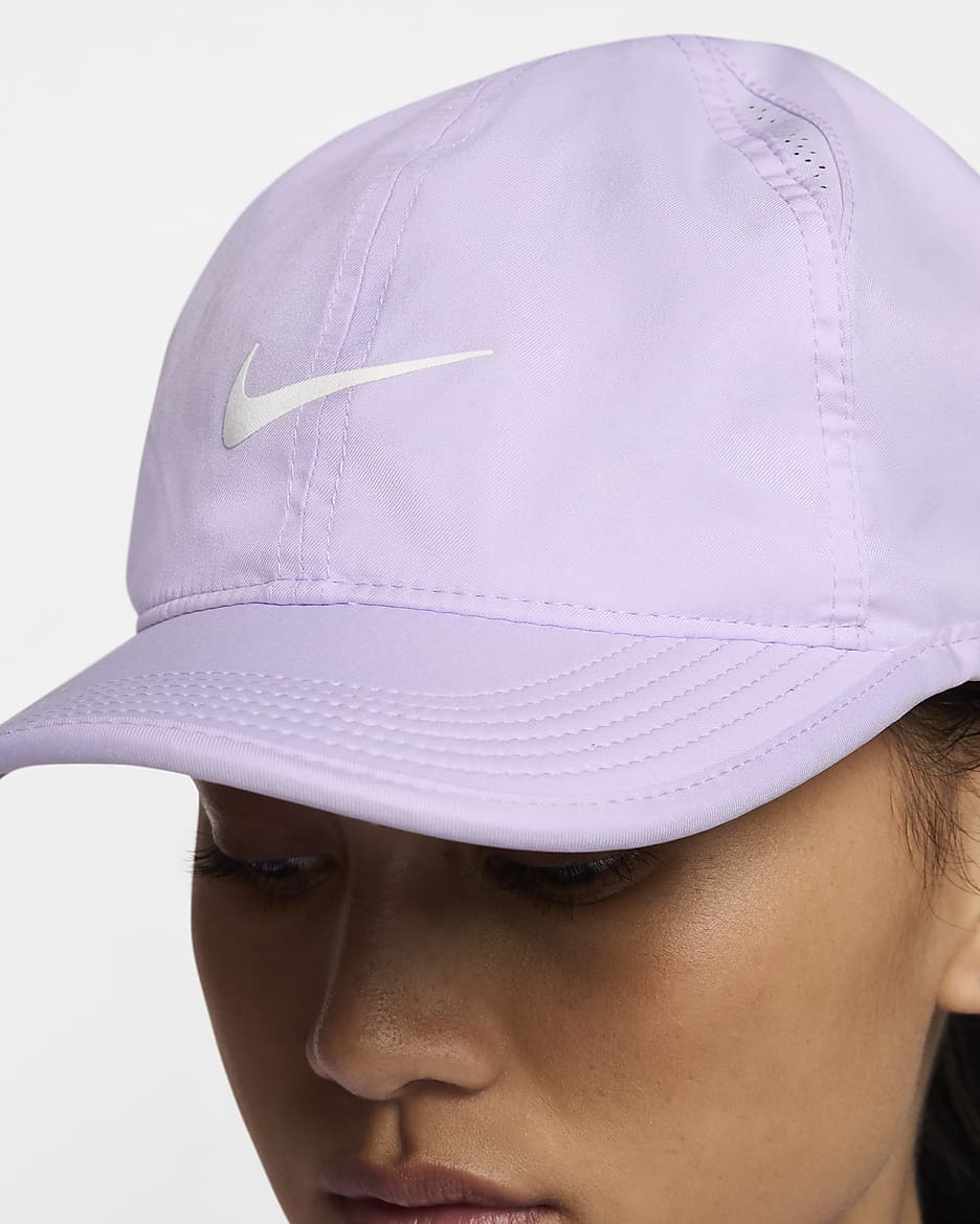 Nike Dri-FIT Club Unstructured Featherlight Cap - Lilac Bloom/White