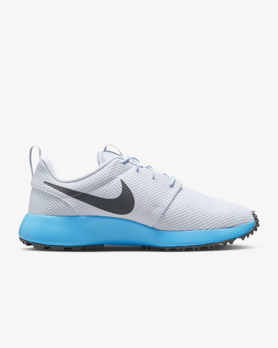 Calzado de golf para hombre Roshe G Next Nature - Gris fútbol/Azul relámpago/Gris hierro