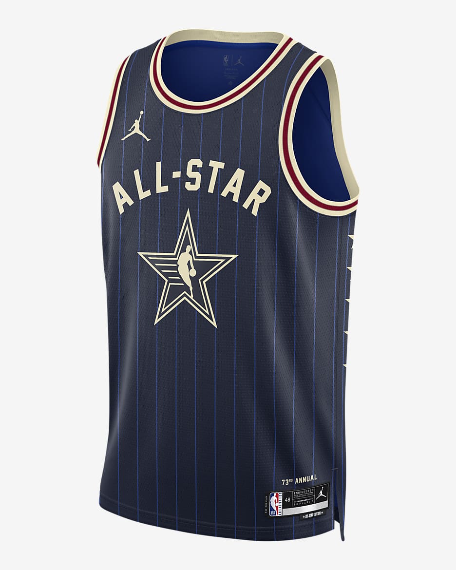 Jersey Jordan Dri-FIT de la NBA Swingman 2024 All-Star Weekend - Azul marino universitario