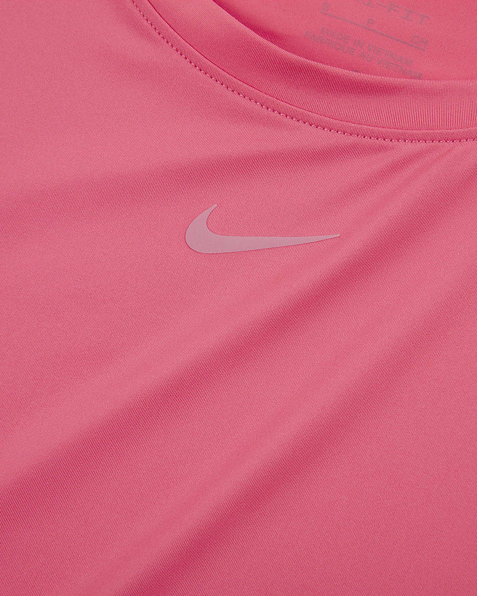 Nike One Classic Women's Dri-FIT Tank Top - Aster Pink/Black