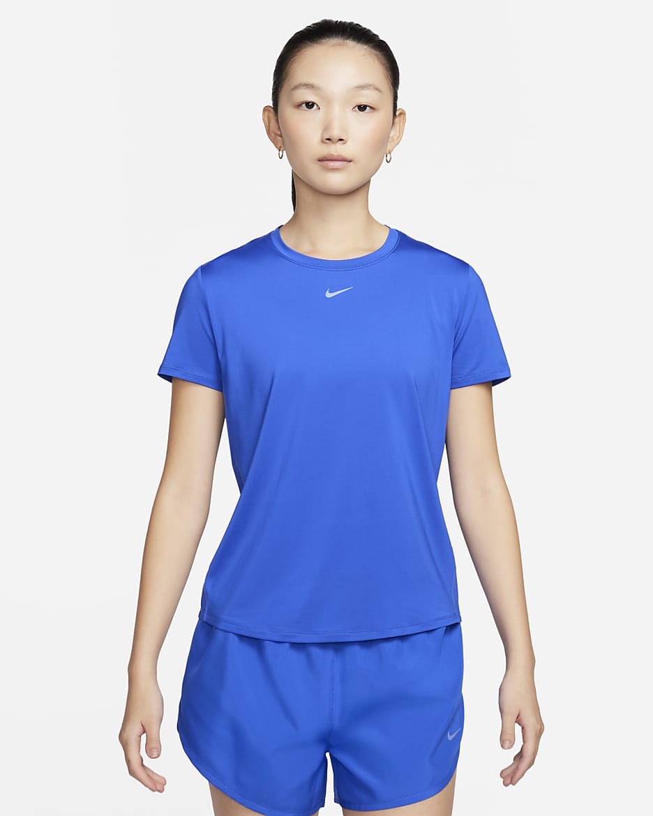 ナイキ ワン クラシック ウィメンズ Dri-FIT ショートスリーブ トップ - ハイパーロイヤル/ブラック
