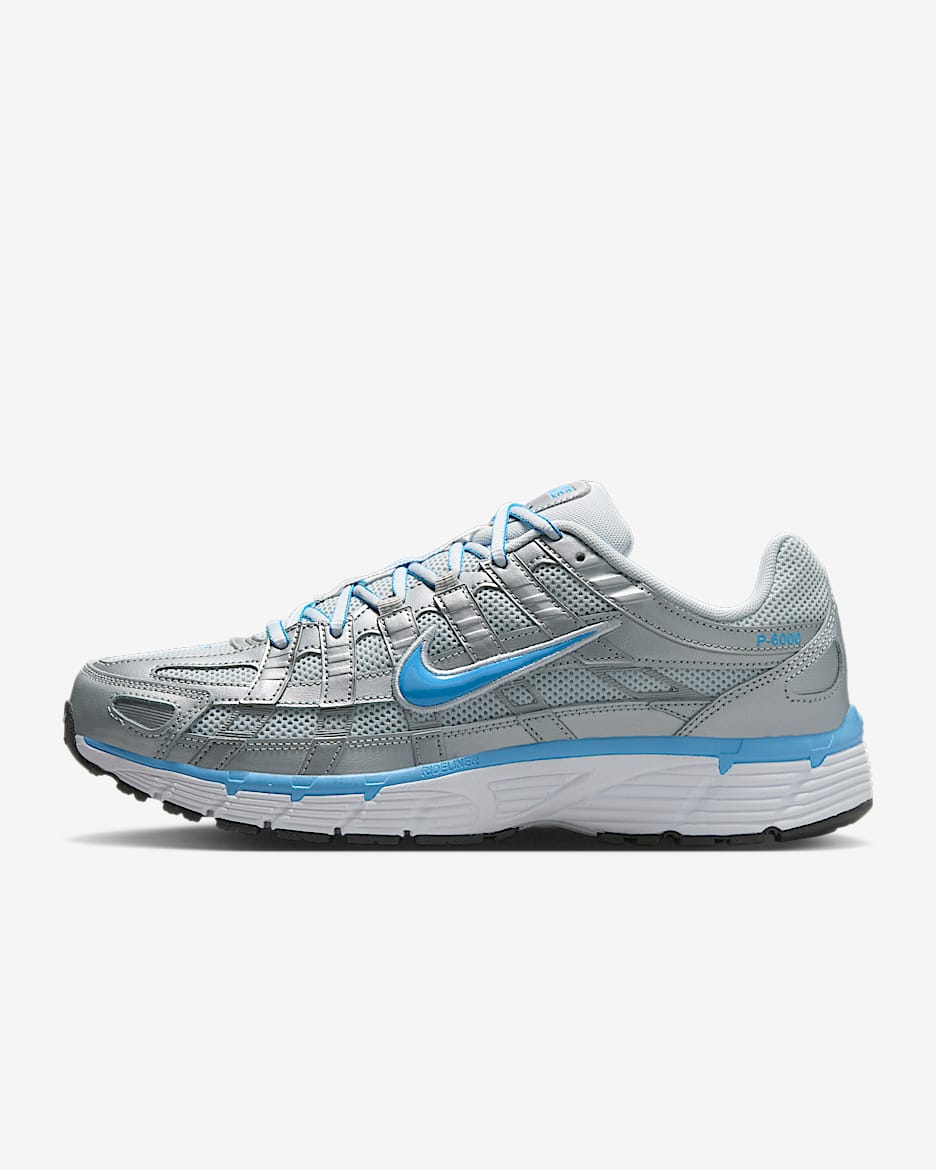 Nike P-6000 Schuh - Metallic Platinum/Pure Platinum/Metallic Silver/University Blue