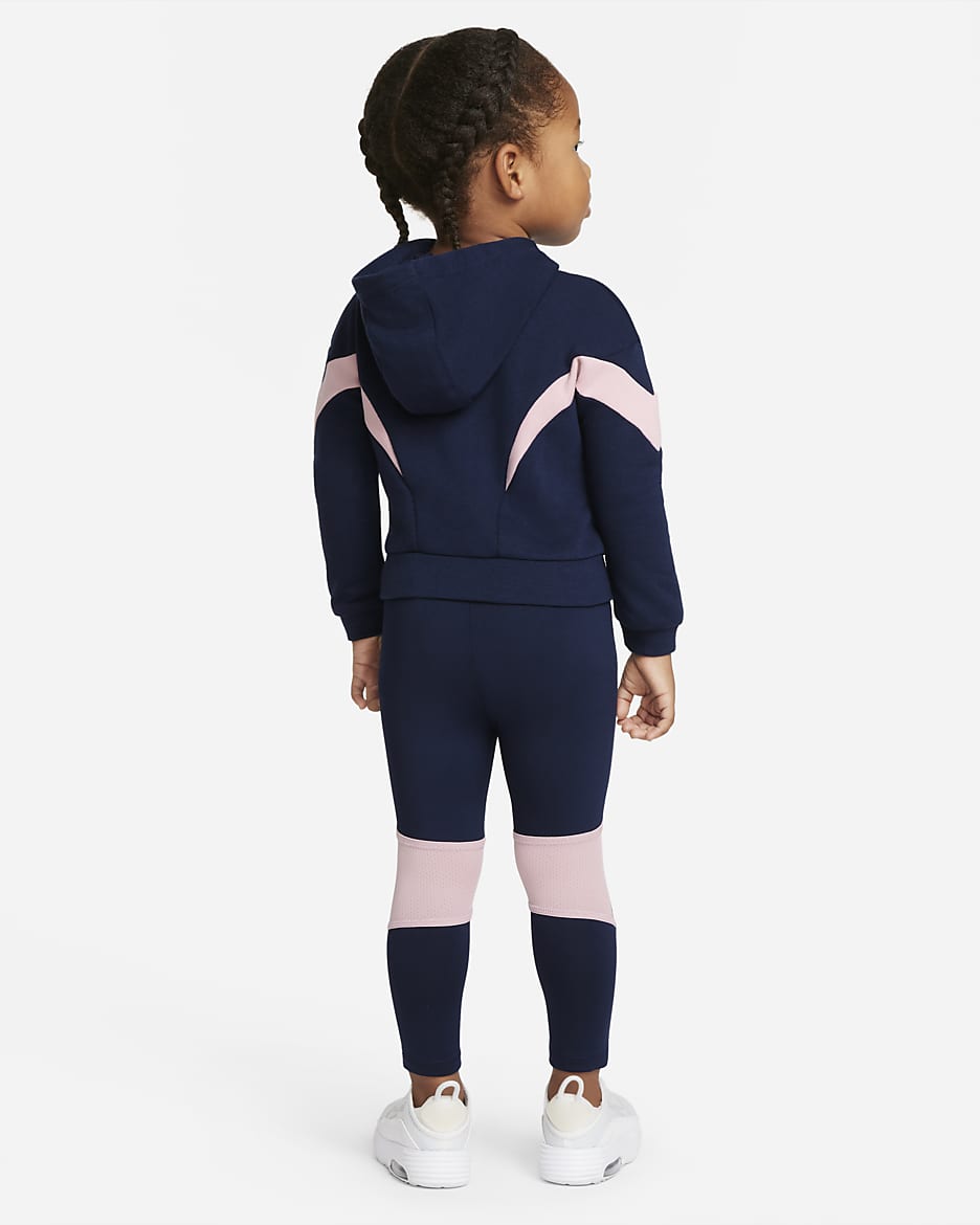 Nike Air Baby (12-24M) Hoodie and Leggings Set - Midnight Navy