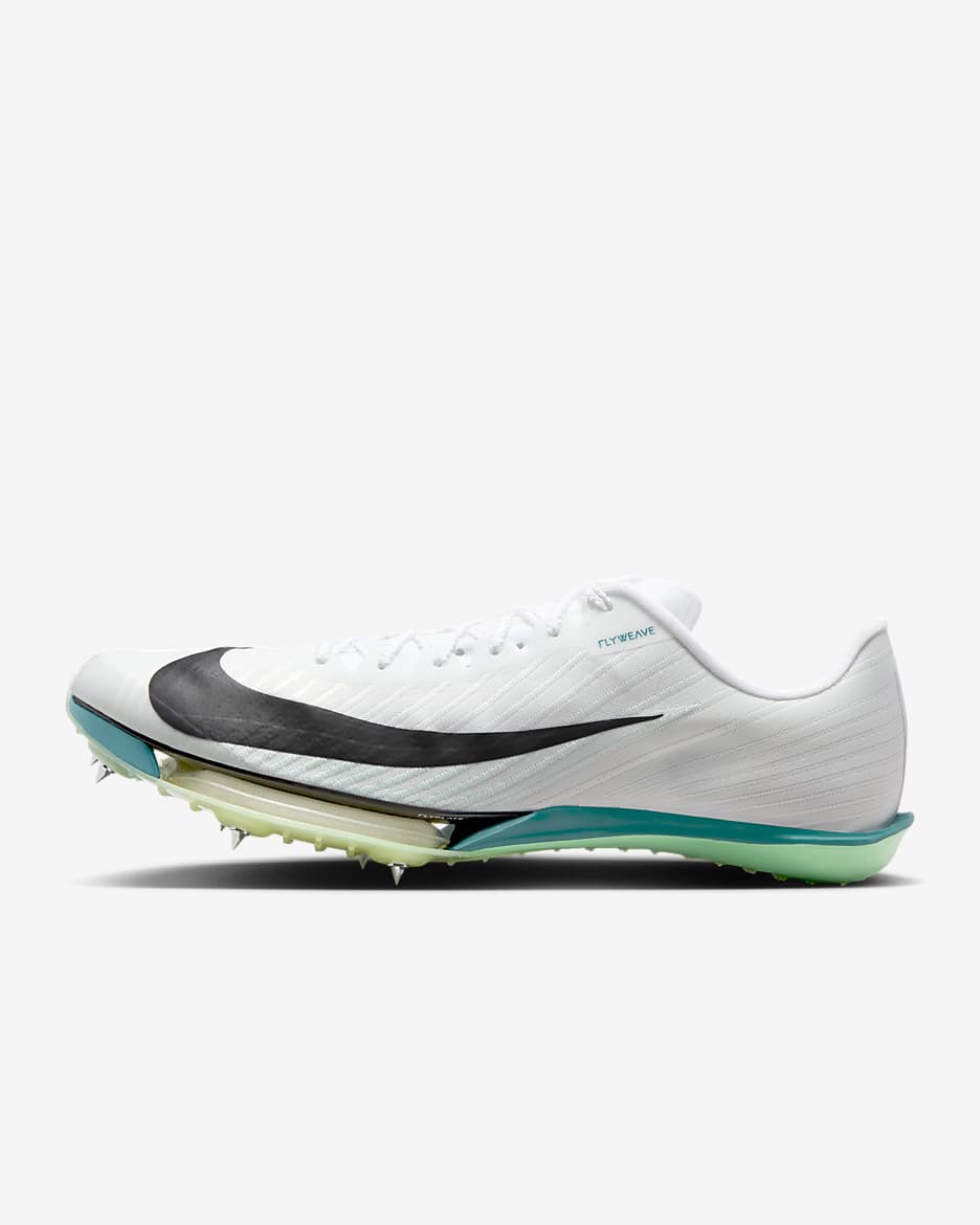Nike Maxfly 2 Track & Field Sprinting Spikes - White/Bright Spruce/Barely Green/Black