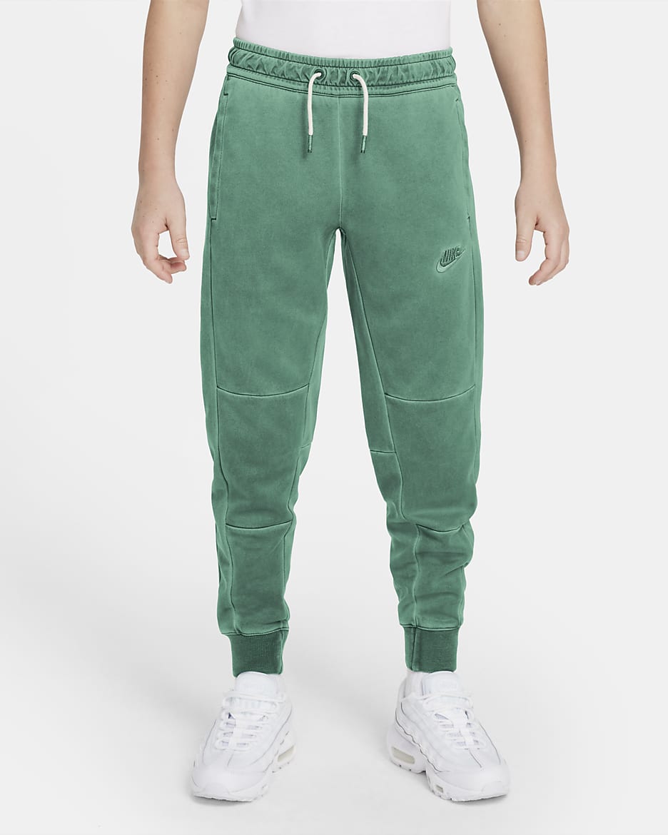 Nike Sportswear Big Kids' Jersey Pants - Galactic Jade/Galactic Jade