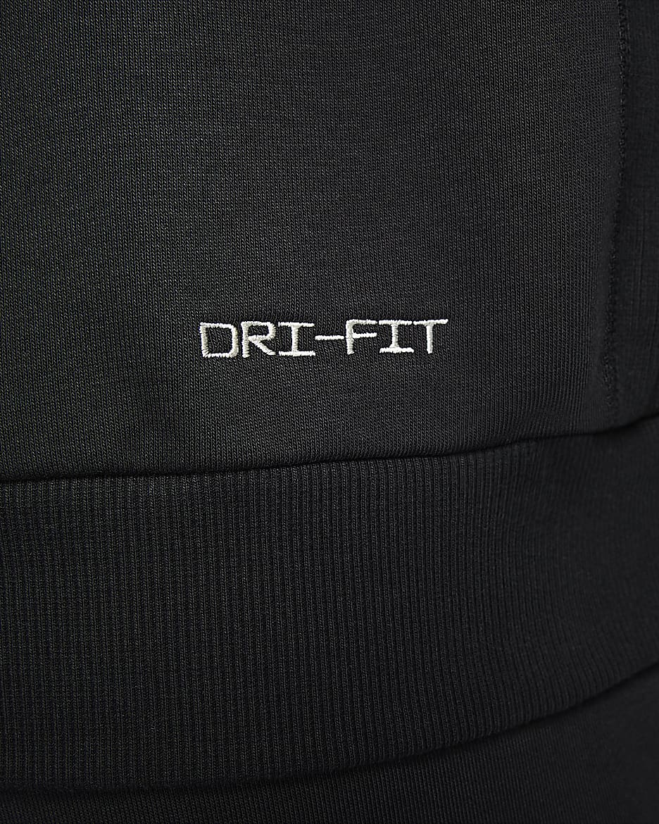 Ανδρικό φούτερ μπάσκετ Dri-FIT με crew λαιμόκοψη Nike Standard Issue - Μαύρο/Pale Ivory