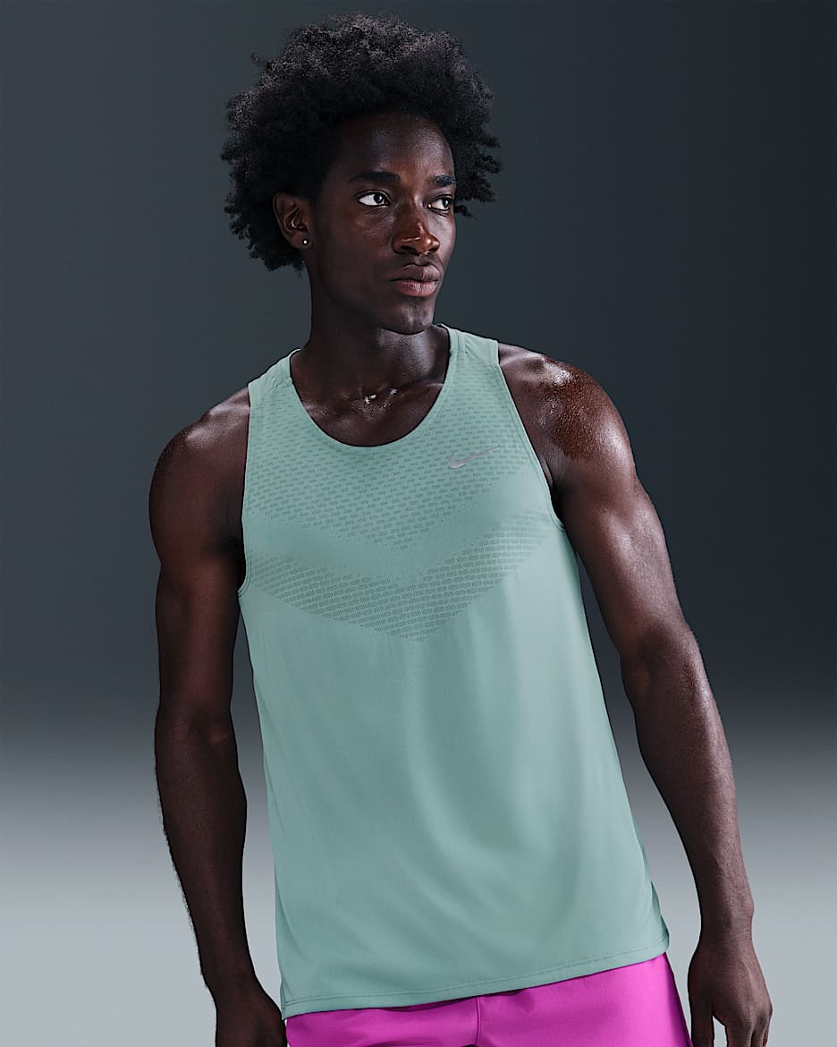 Nike Stride Dri-FIT ADV férfi futótrikó - Cannon