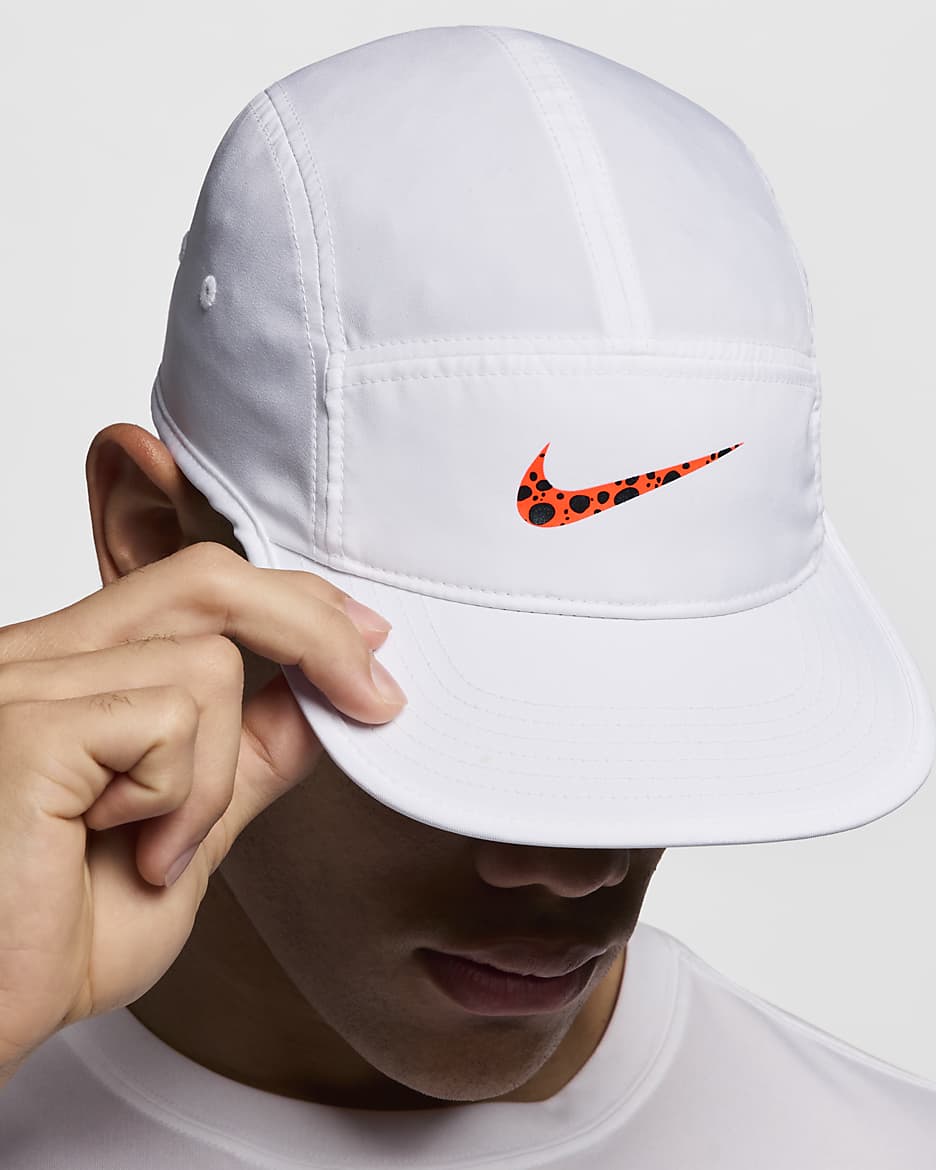 Gorra sin estructura Dri-FIT Nike Fly Electric - Blanco/Naranja total