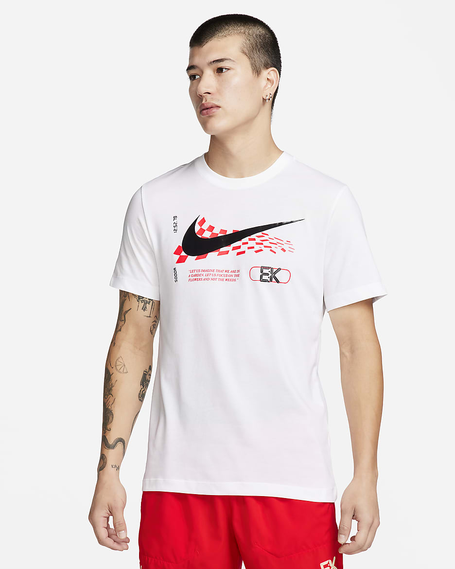 เสื้อยืดวิ่งผู้ชาย Nike Dri-FIT - ขาว