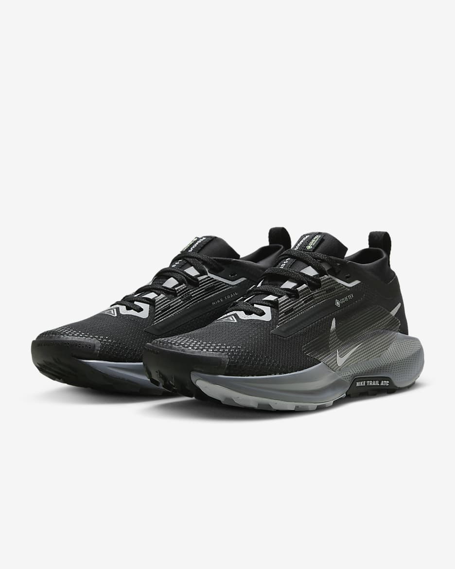 Nike Pegasus Trail 5 GORE-TEX vanntette terrengløpesko til dame - Svart/Cool Grey/Anthracite/Wolf Grey