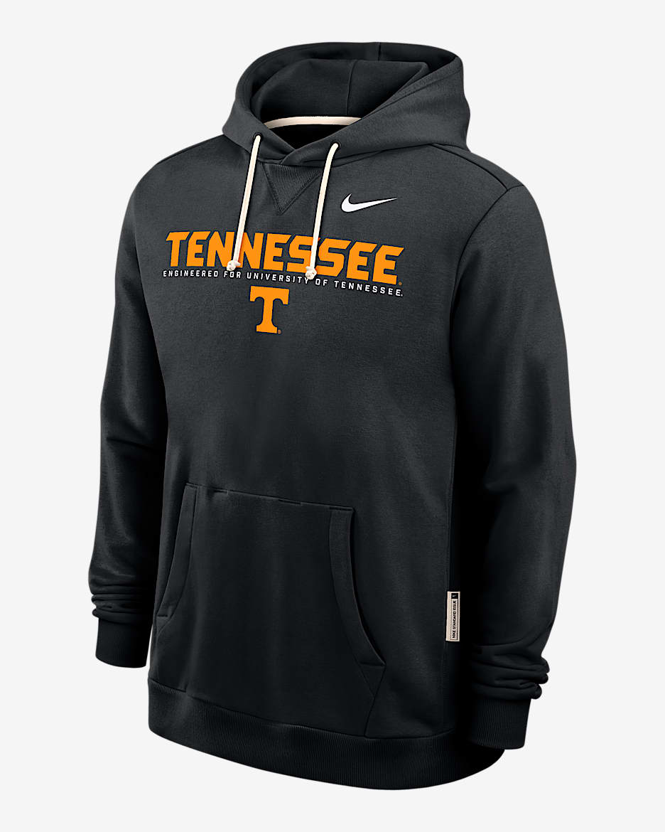 Sudadera con gorro sin cierre universitaria Nike Dri-FIT para hombre Tennessee Sideline - Negro