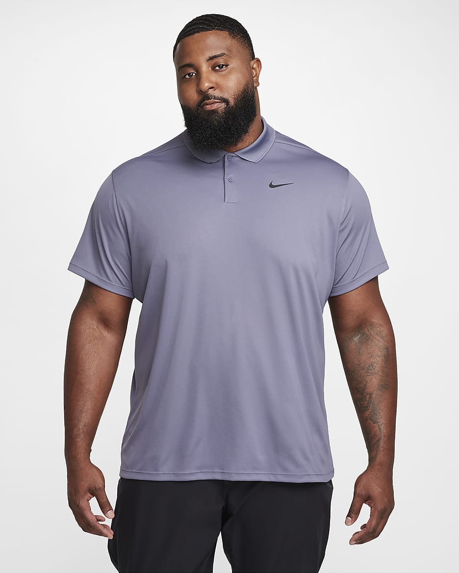 Nike Dri-FIT Victory Men's Golf Polo - Light Carbon/Black