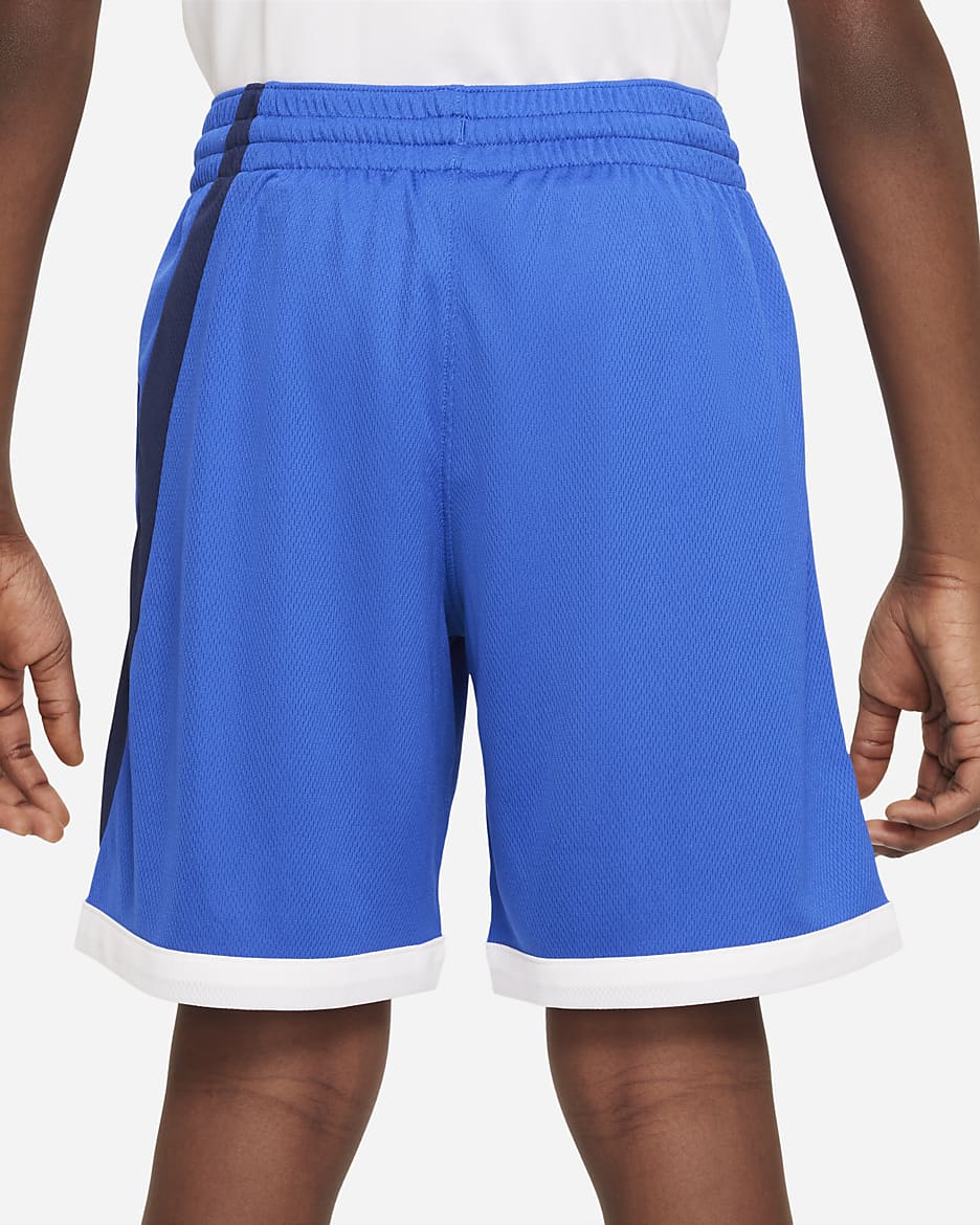 Nike Dri-FIT Big Kids' (Boys') Basketball Shorts - Game Royal/White/White/Midnight Navy