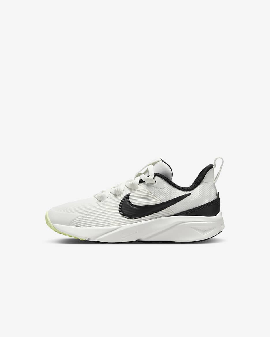 รองเท้าเด็กเล็ก Nike Star Runner 4 - Summit White/Barely Volt/ขาว/ดำ