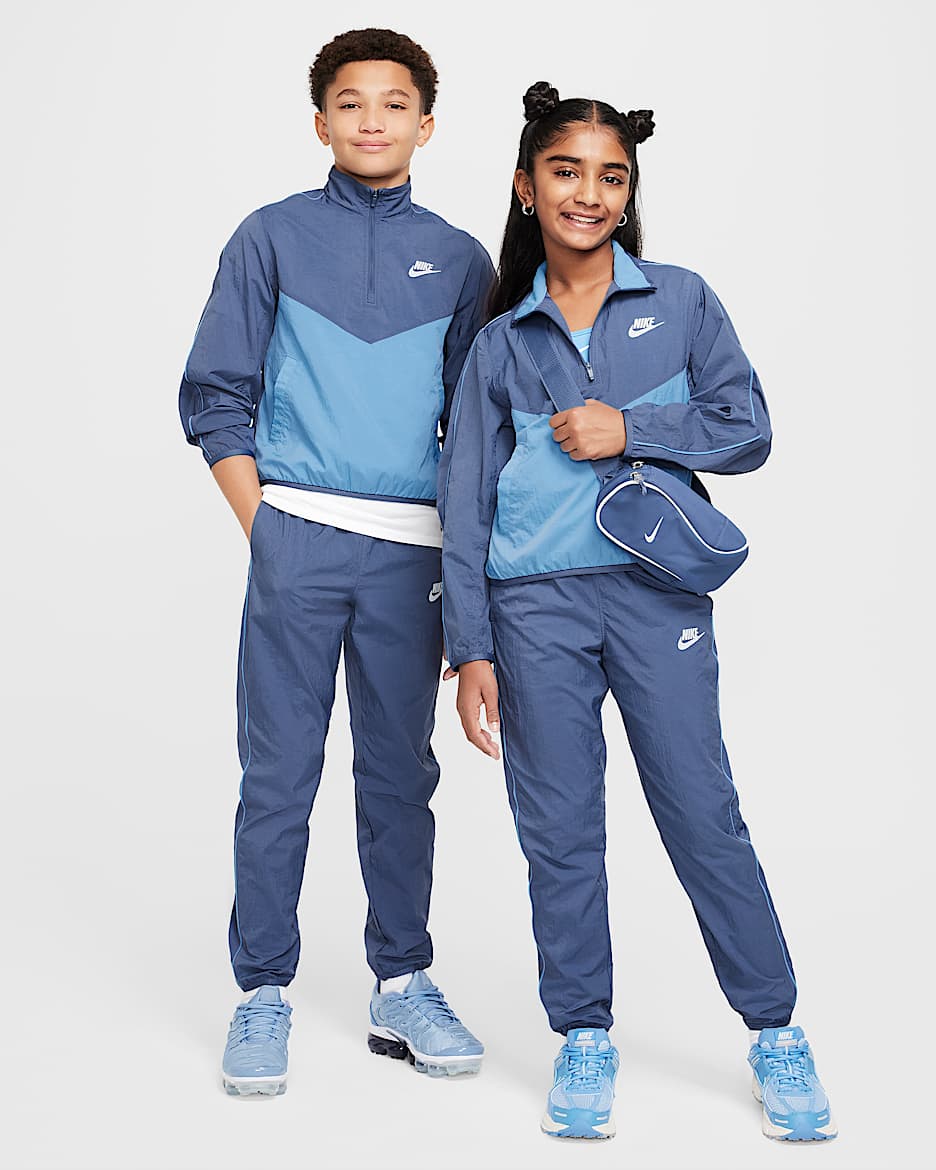 Survêtement Nike Sportswear pour ado - Diffused Blue/Blue Beyond/Blanc