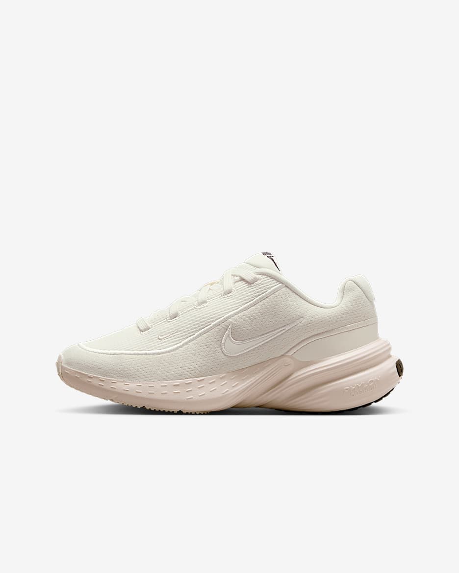 Tenis para niños grandes Nike Uplift SC - Fantasma/Negro/Marrón verdoso claro