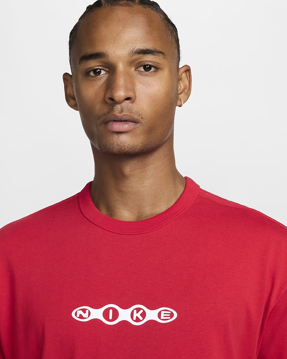 Nike Men's Max90 Basketball T-Shirt - University Red