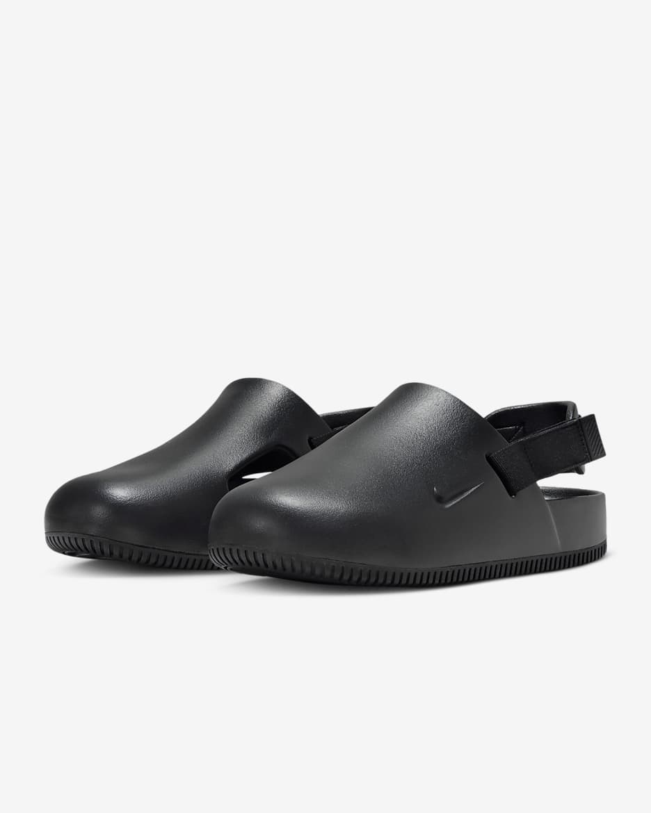 Nike Calm muiltjes voor heren - Zwart/Zwart