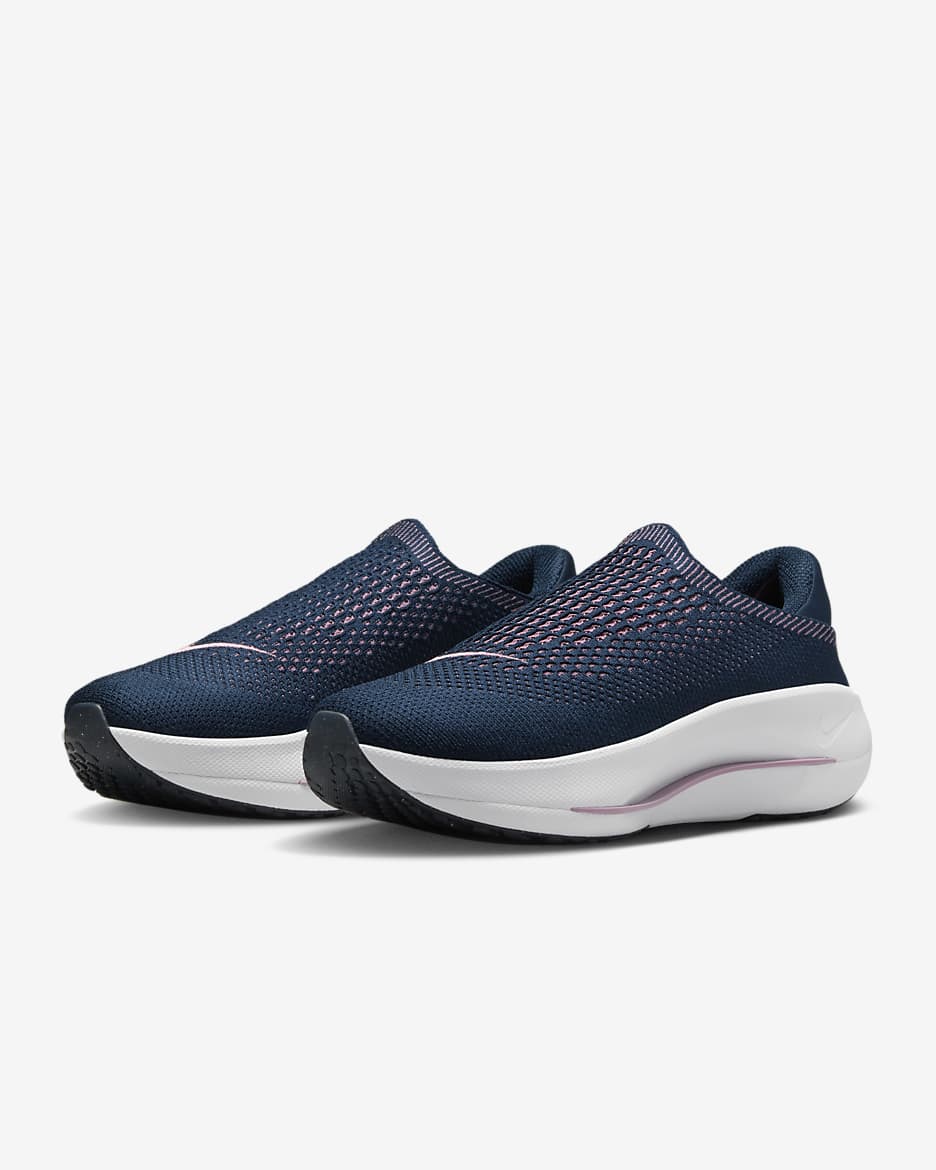 Nike Reina EasyOn Kadın Ayakkabısı - Armory Navy/Hot Fuchsia/Plum Dust