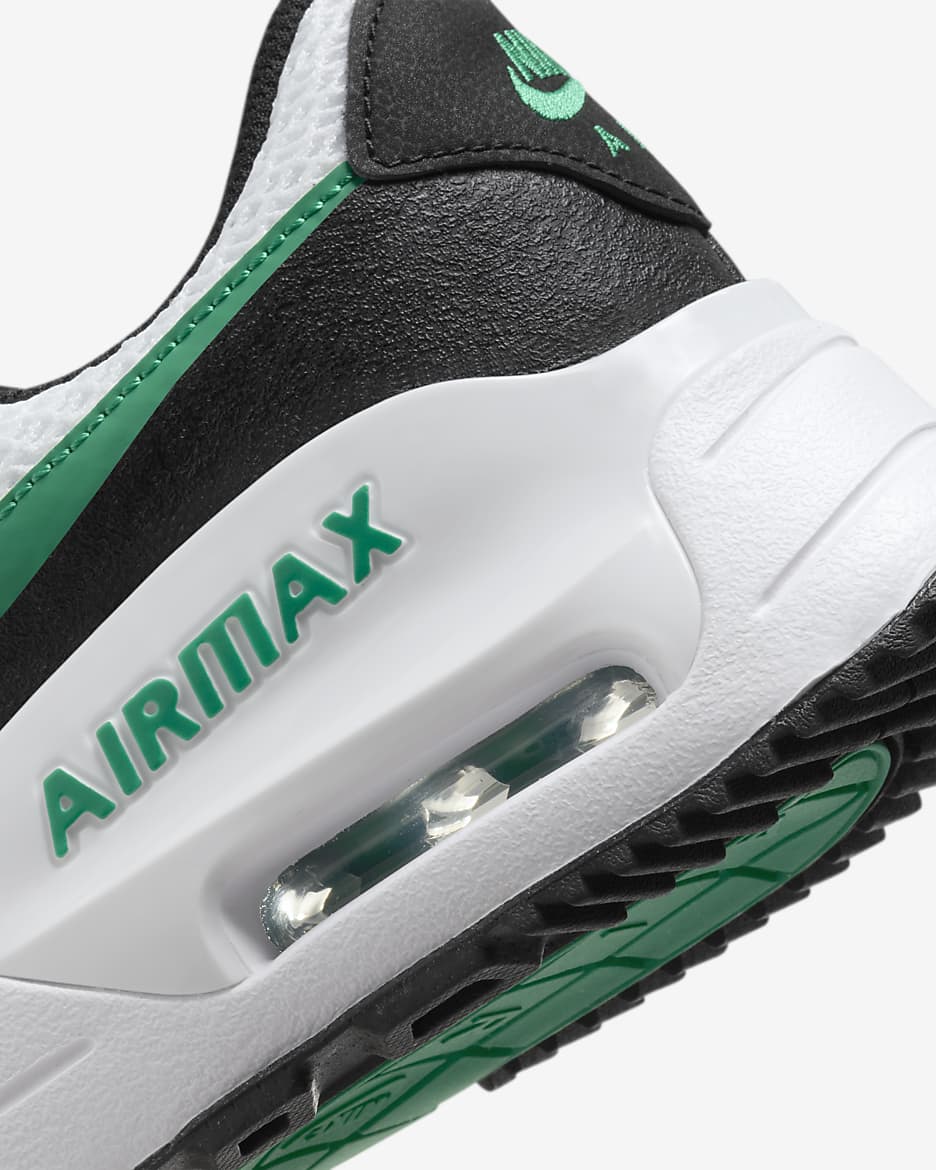 Nike Air Max SYSTM Men's Shoes - White/Black/Stadium Green