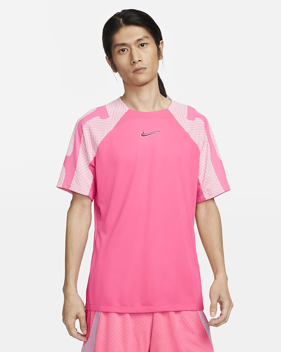 Nike Dri-FIT Strike Men's Football Top - Hyper Pink/Hyper Pink/White