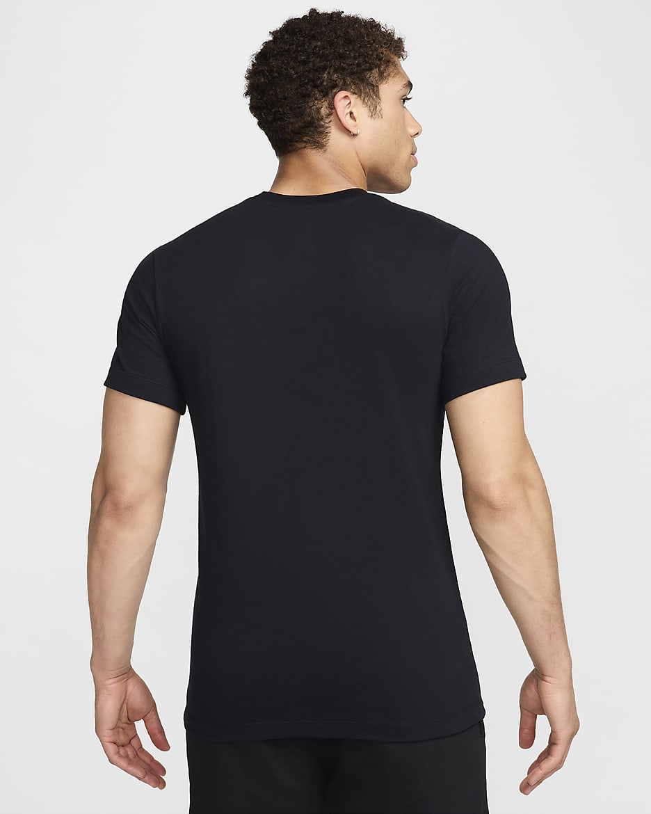 Nike Men's Dri-FIT Fitness T-Shirt - Black