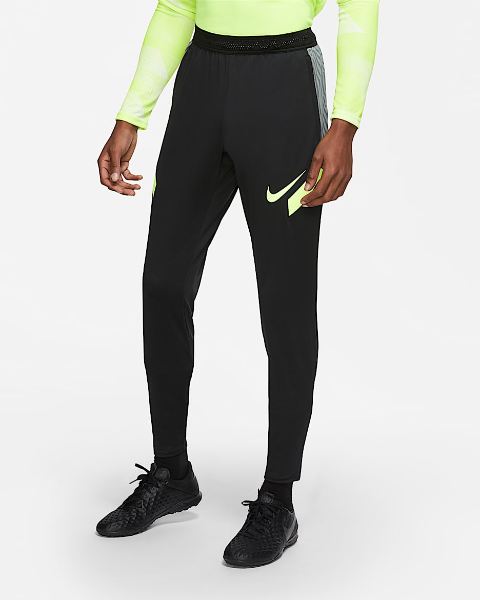 Nike Dri-FIT Strike Men's Football Pants - Black/Smoke Grey/Black/Volt