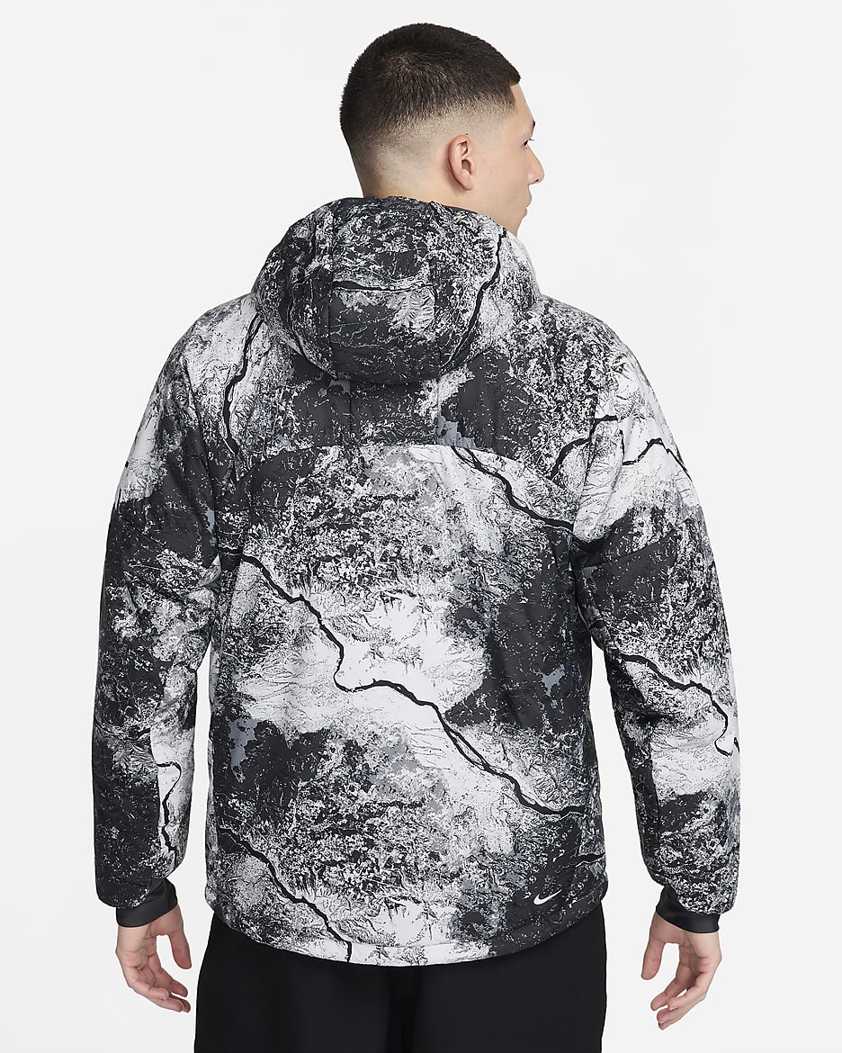 Nike ACG "Rope de Dope" Men's Therma-FIT ADV Allover Print Jacket - Anthracite/Summit White