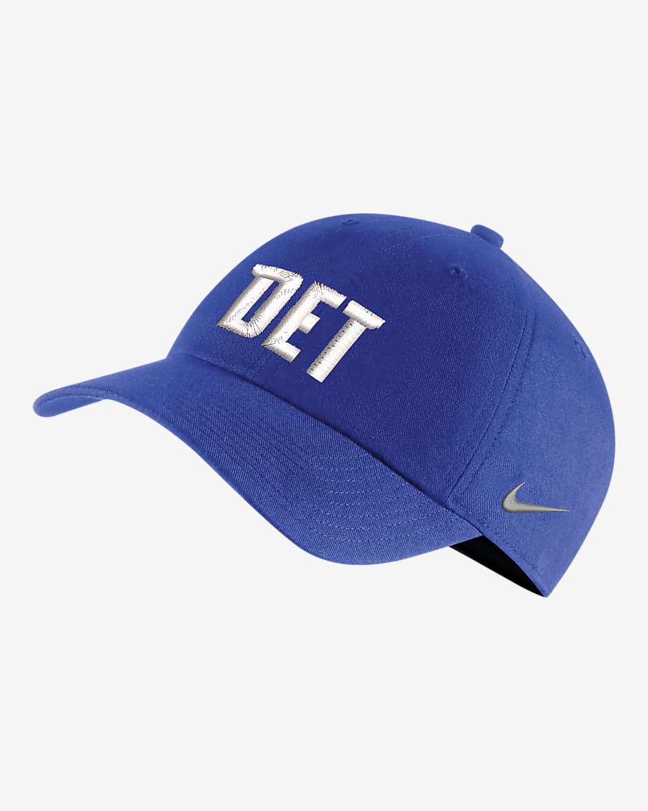 Detroit Pistons City Edition Nike NBA Adjustable Cap.