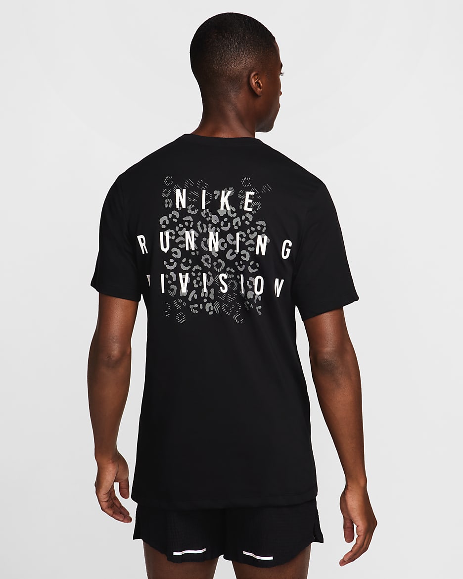 Nike Running Division Men's Dri-FIT Running T-Shirt - Black