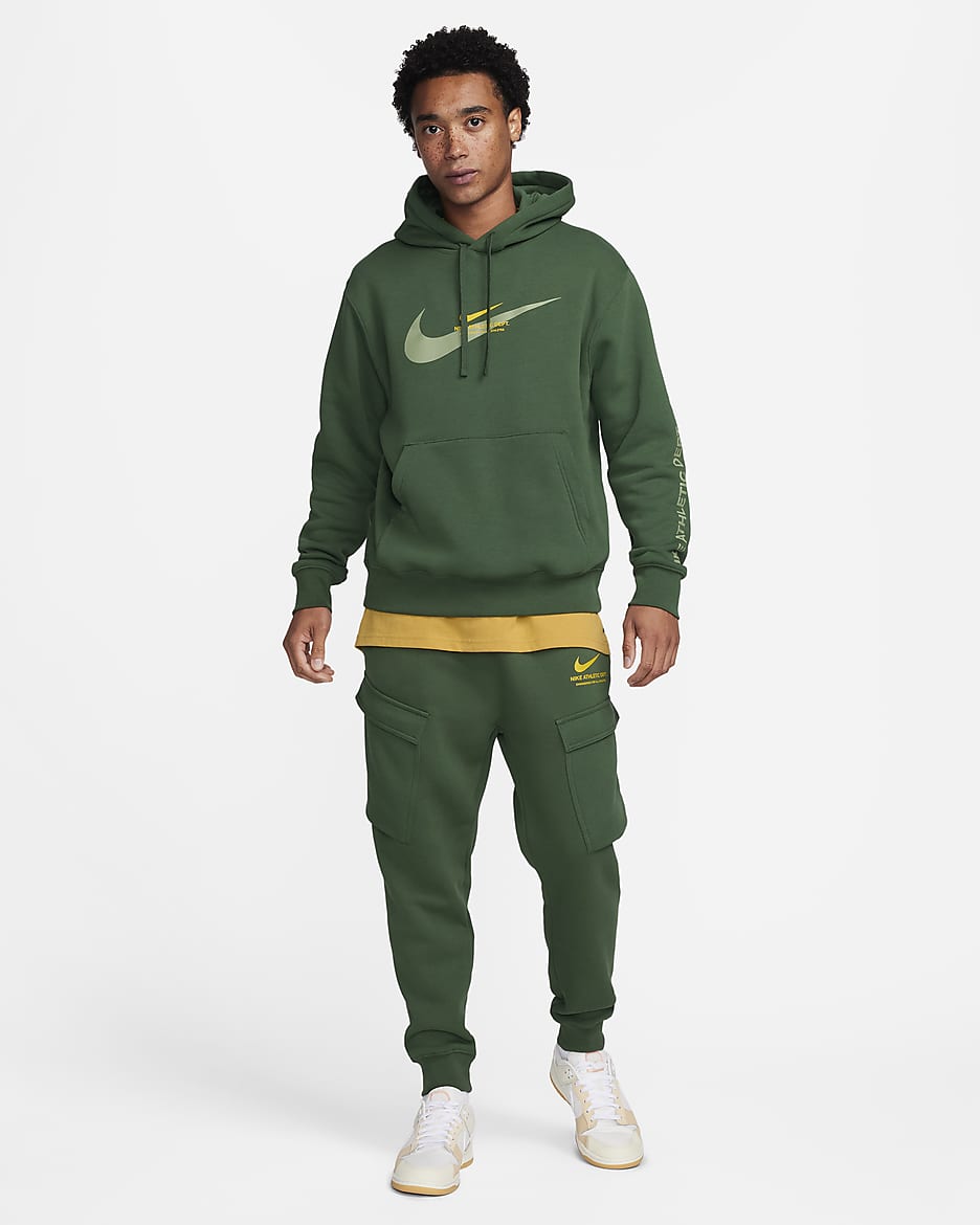 Męska dzianinowa bluza z kapturem Nike Sportswear - Fir