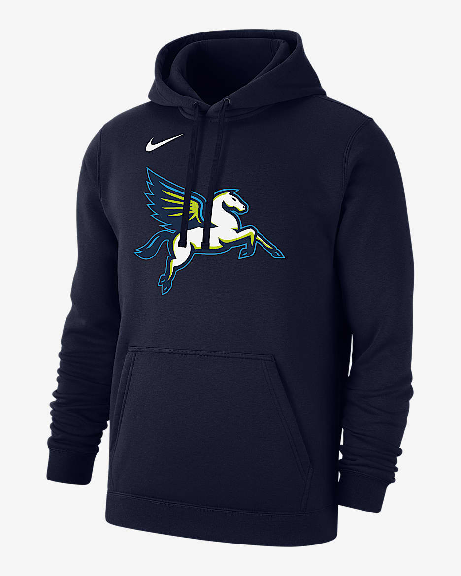 Dallas Wings Club Men's Nike WNBA Fleece Pullover Hoodie - Navy