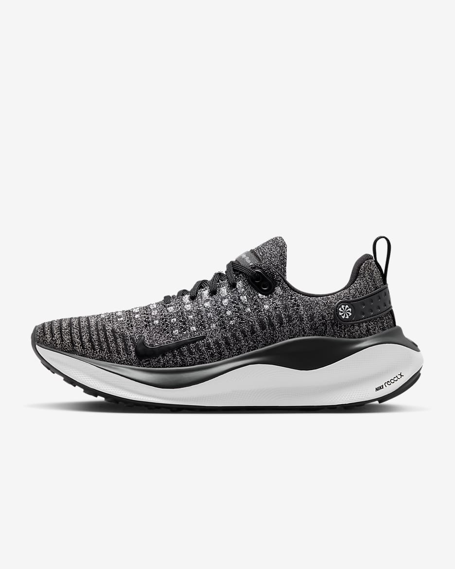 Nike InfinityRN 4 Women's Road Running Shoes - Black/White/Black