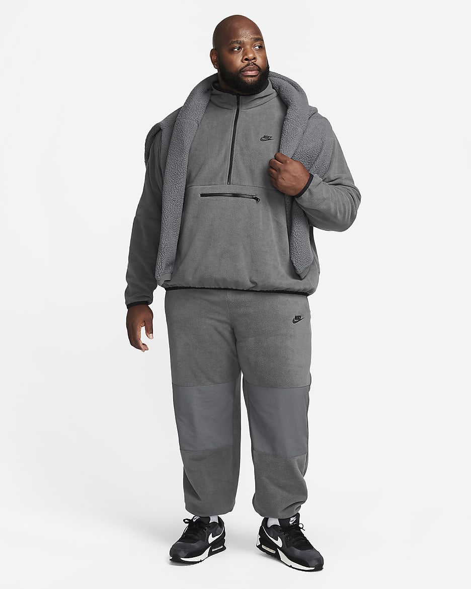 Nike Club Fleece Men's Polar Fleece Pants - Iron Grey/Black