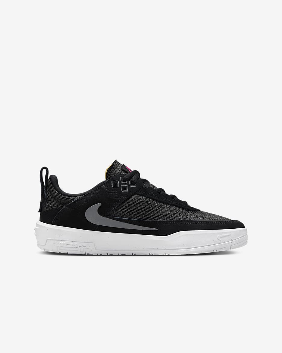 Nike SB Day One Big Kids' Skate Shoes - Black/Anthracite/Alchemy Pink/Cool Grey