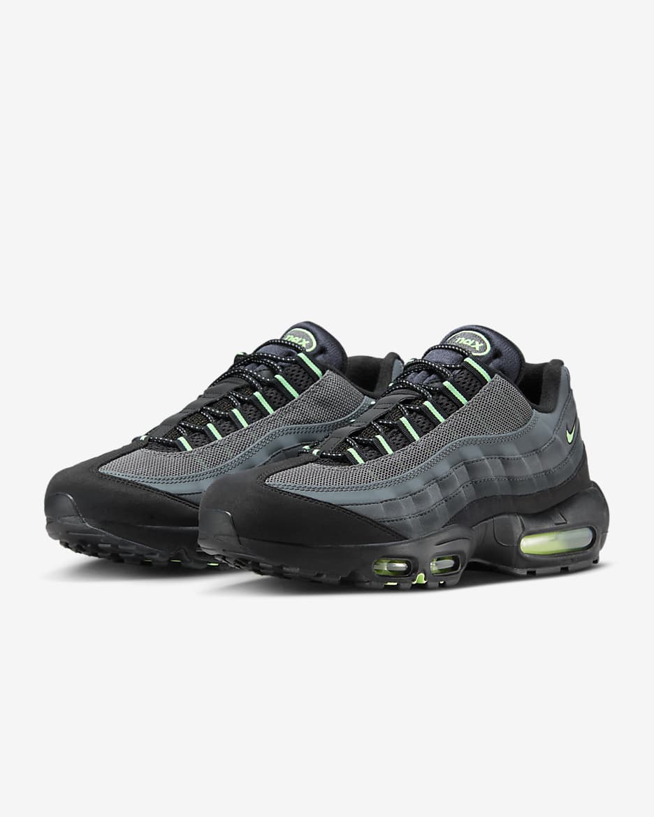 Nike Air Max 95 Schuh - Schwarz/Anthracite/Iron Grey/Vapor Green