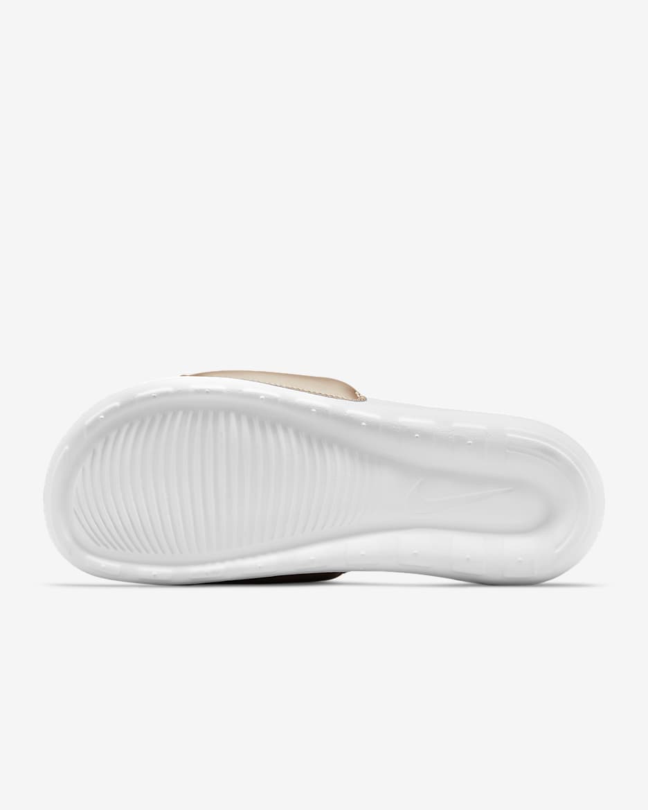 Nike Victori One Women's Slides - Metallic Red Bronze/White/White