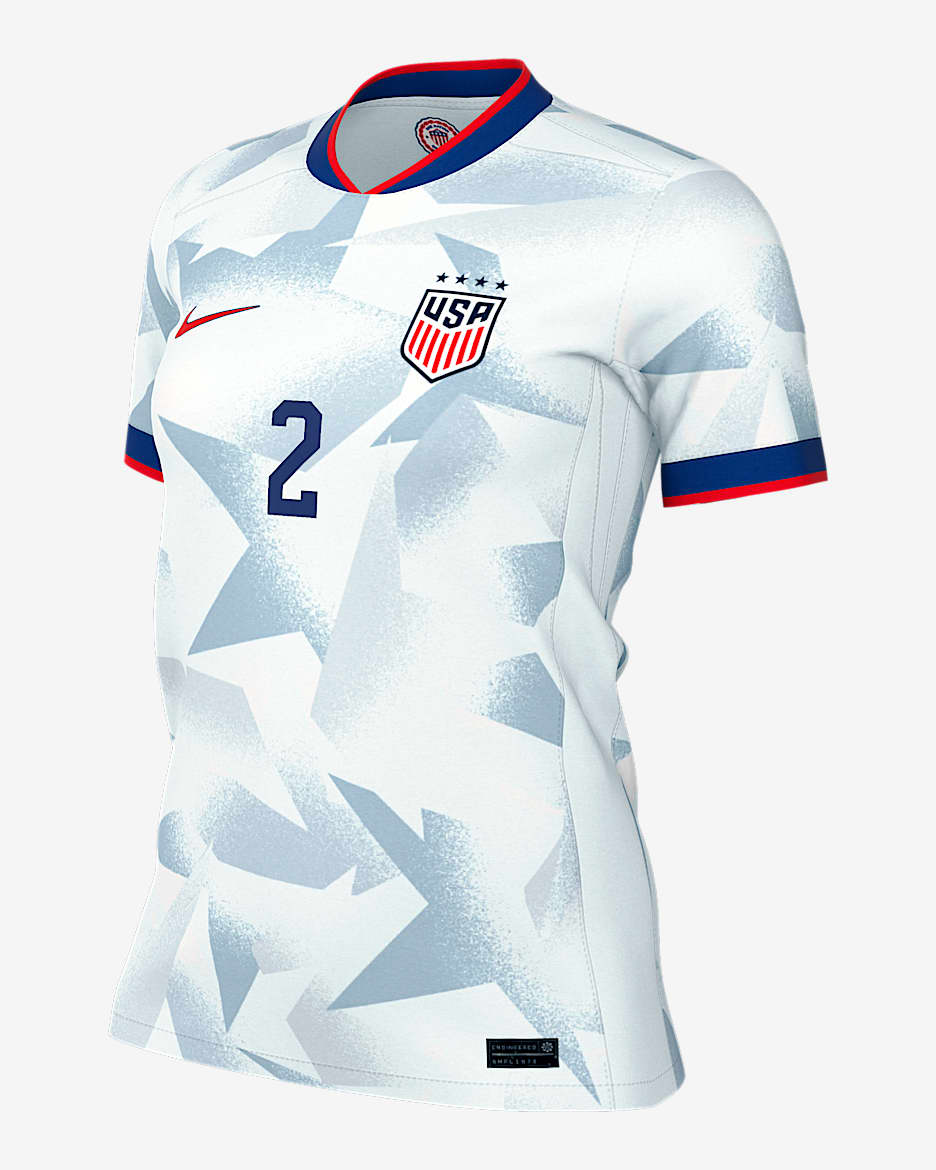 Trinity Rodman USWNT 2025 Stadium Home Women's Nike Dri-FIT Soccer Jersey - White