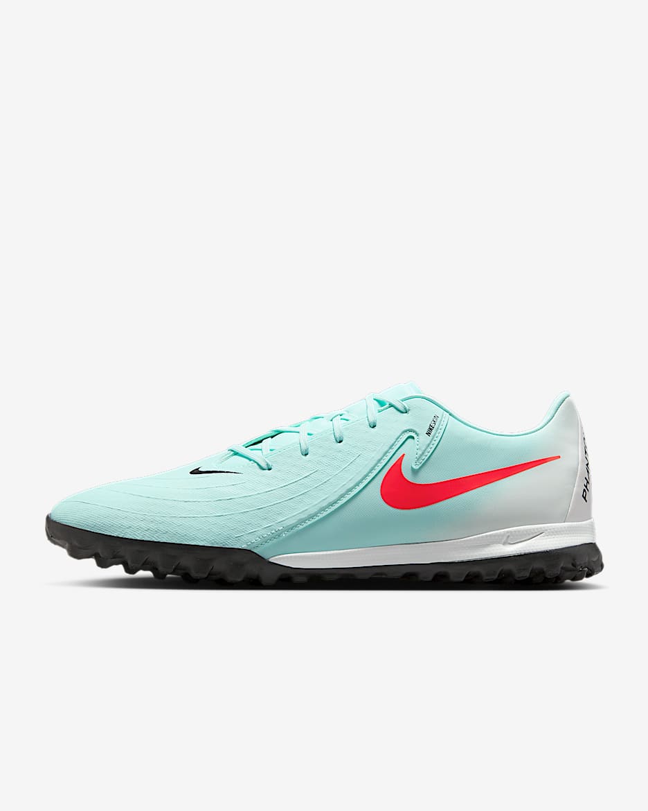 Tacos de fútbol de corte low TF Nike Phantom GX 2 Academy - Menta/Sombrío apagado/Rojo atómico