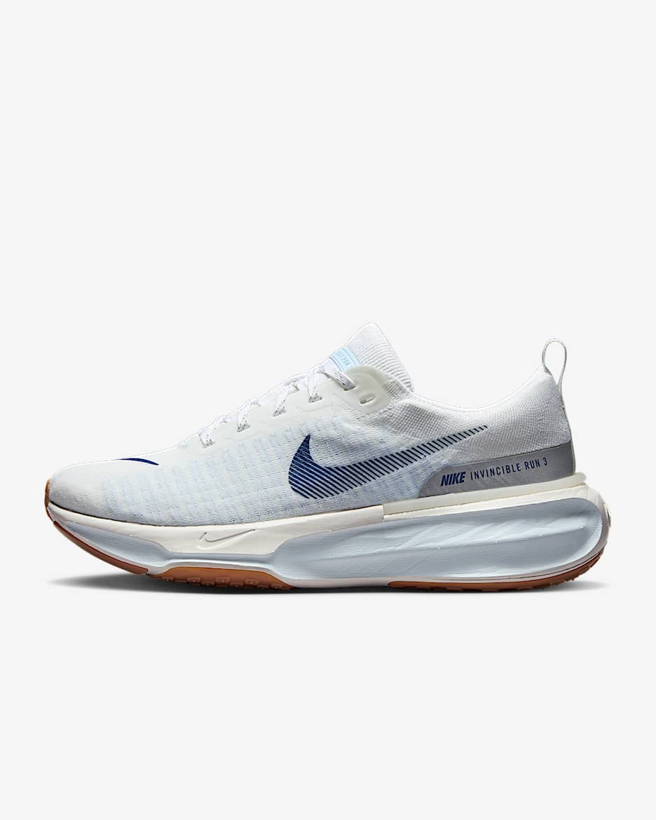 Nike Invincible 3 Men's Road Running Shoes - White/Blue Tint/Sail/Blue Void