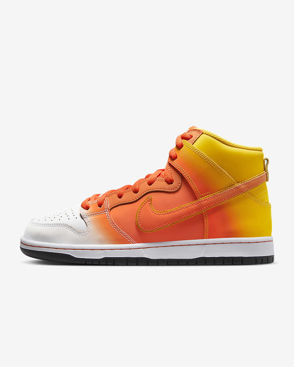 Calzado de skateboarding Nike SB Dunk High Pro - Amarillo/Blanco/Negro/Naranja