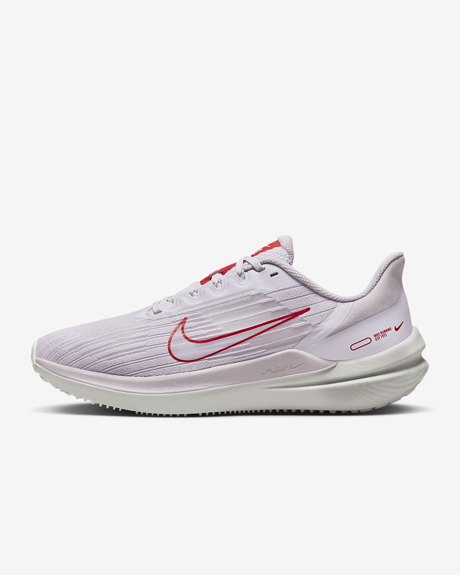 Nike Winflo 9 Women's Road Running Shoes - Barely Grape/Doll/Summit White/Light Crimson