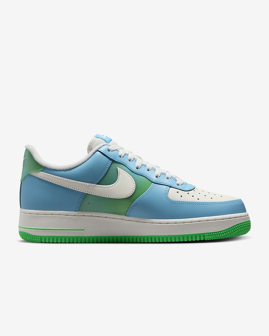 Nike Air Force 1 '07 Men's Shoes - Aquarius Blue/Green Shock/Vapor Green/Sail