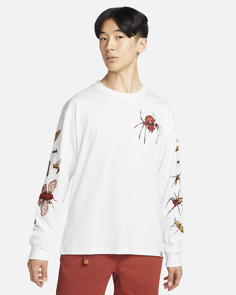 Nike ACG "Insects" Men's Long-Sleeve T-Shirt - Summit White