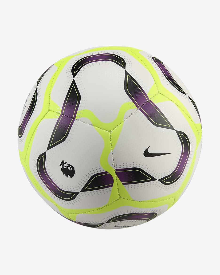 Premier League Pitch Nike Football - White/Bold Berry/Volt/Black